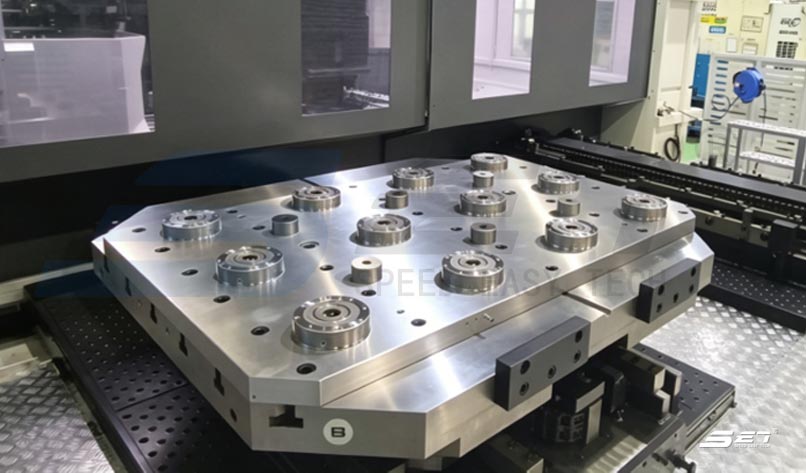 卧式镗床零点定位系统，重型模具镗床快换工装，镗床夹具一秒换装，落地镗床零点定位，机外预装夹具，免找正定位工装，数控镗铣床柔性改造
